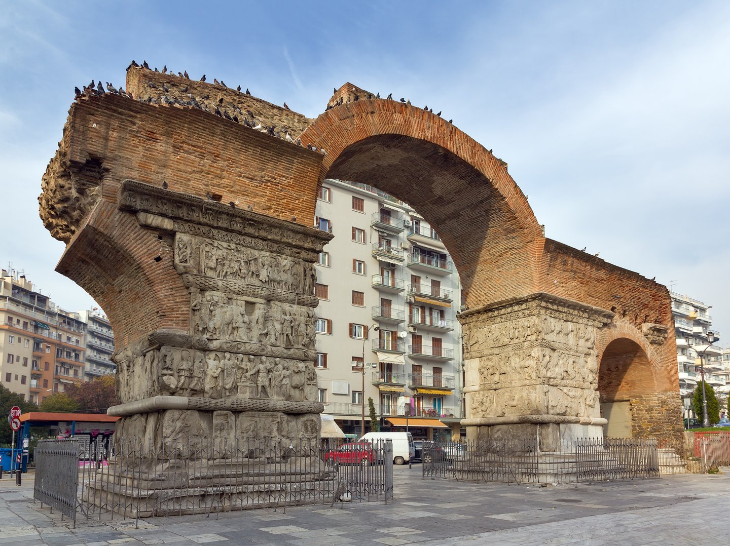 The Arch of Galerius in Thessaloniki, Greece.