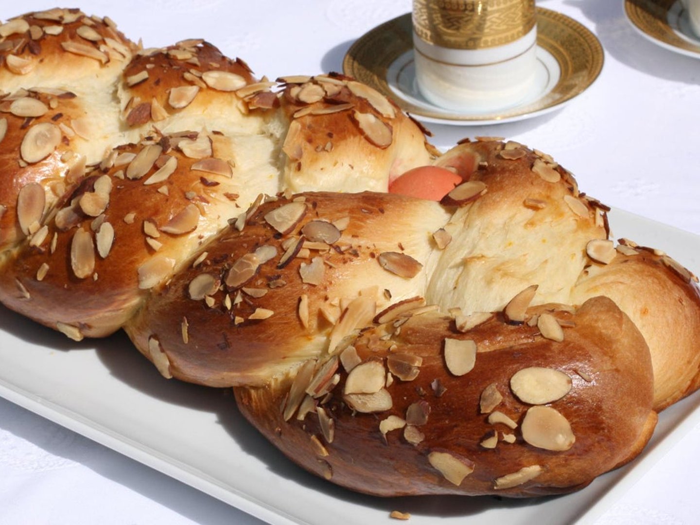 Tsoureki, the plaited Greek Easter bread