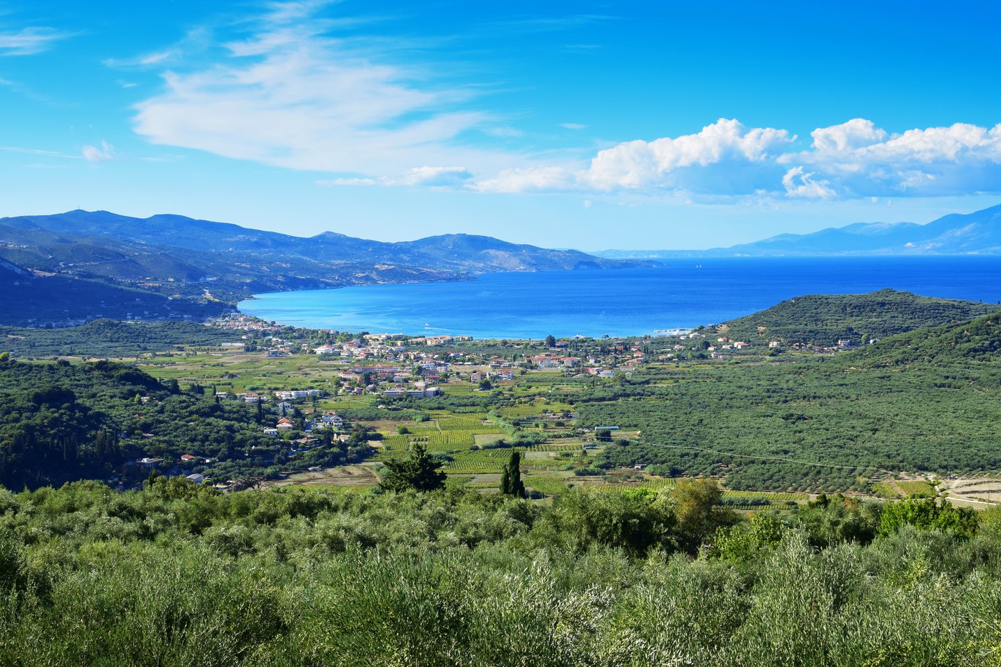 View of Zakynthos from Anemodouri Hill