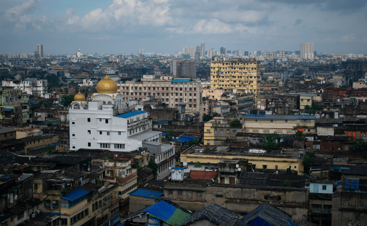The Kolkata skyline