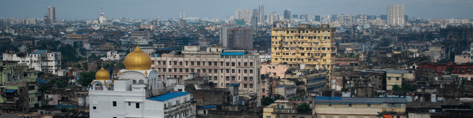 The Kolkata skyline