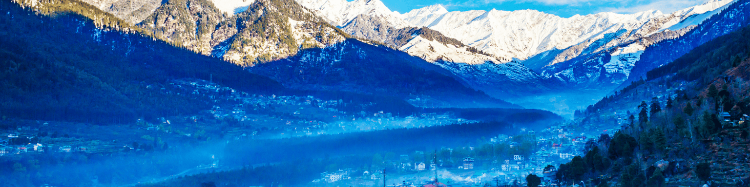 Himalayas mountains from Manali in India.