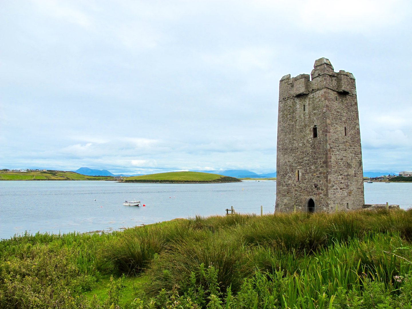 Kildavnet Castle, once home to Grace O Malley, the Pirate Queen.