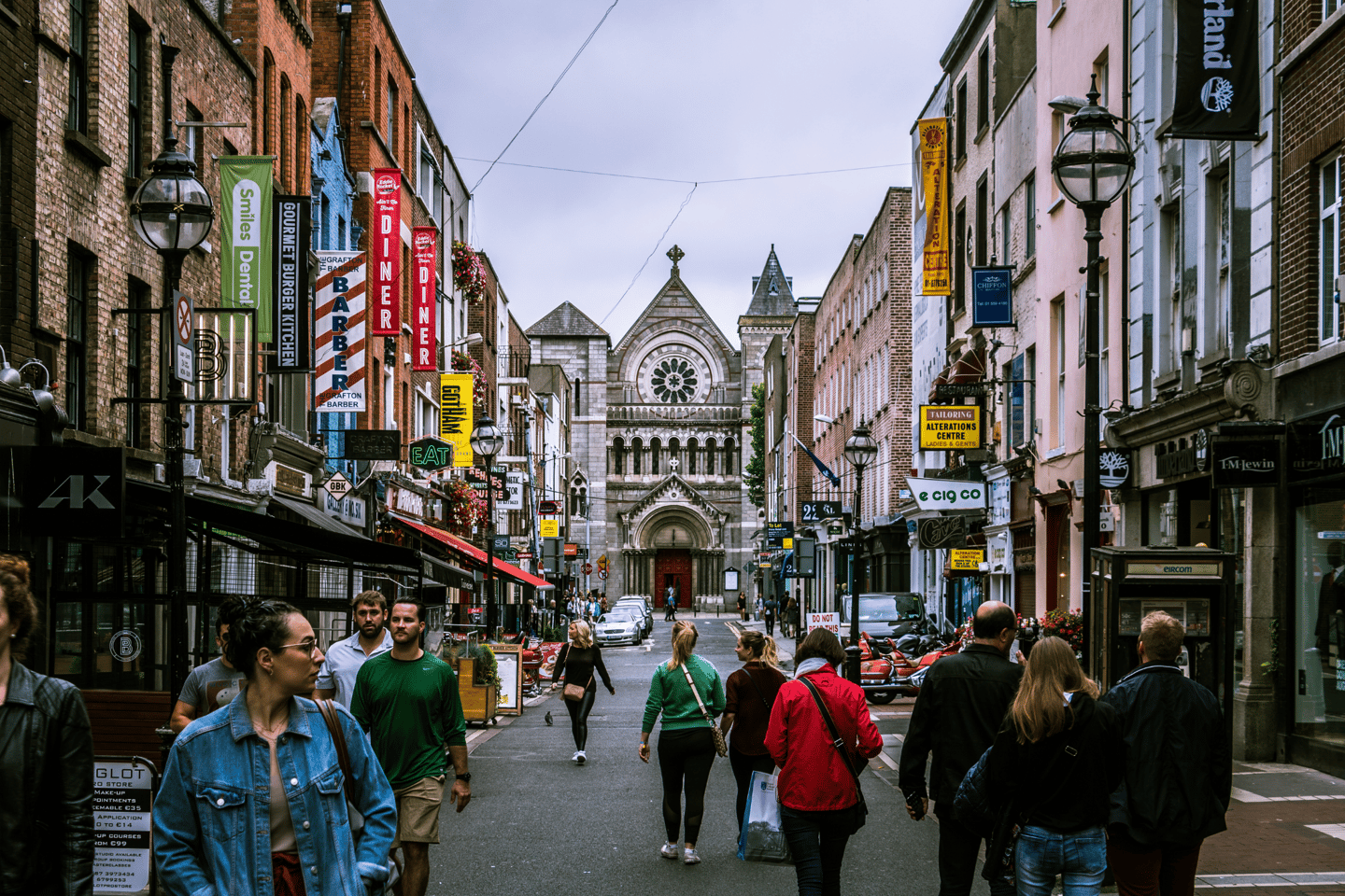 A street in Dublin, Ireland