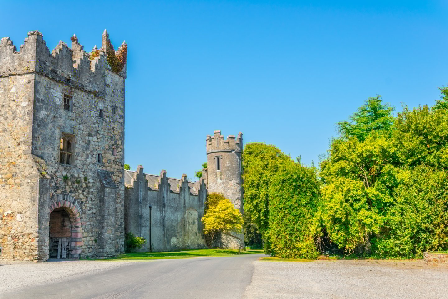 Howth Castle on a sunny day