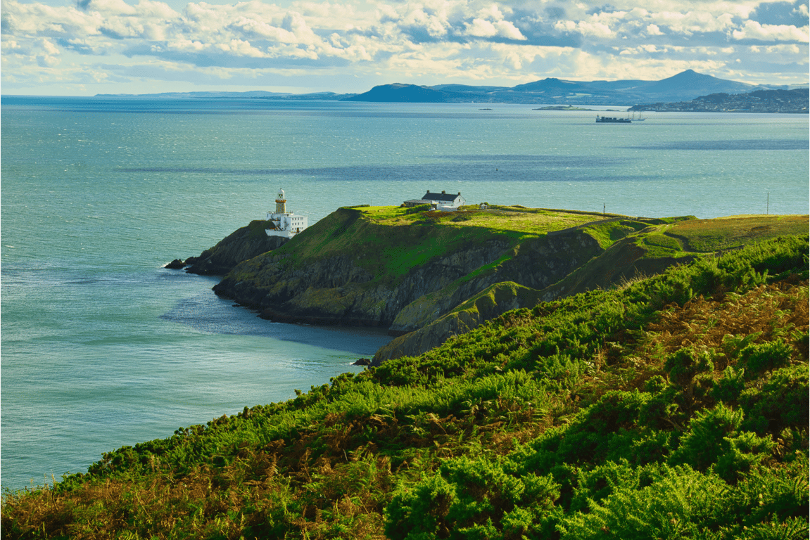 The peninsula near Howth, Ireland