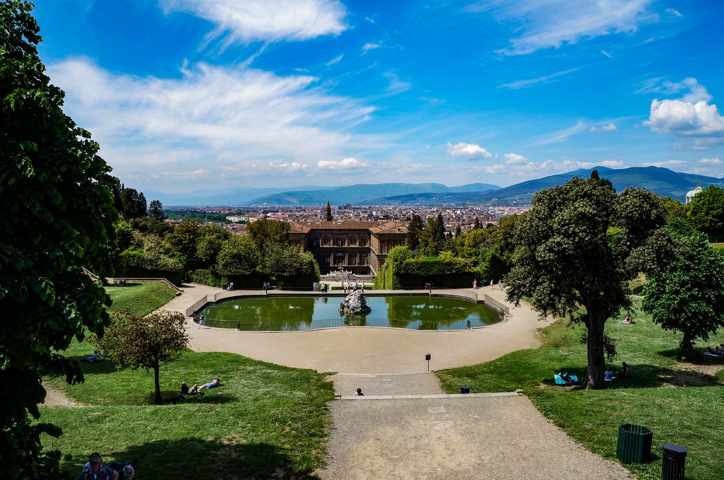 The nearby Boboli Gardens