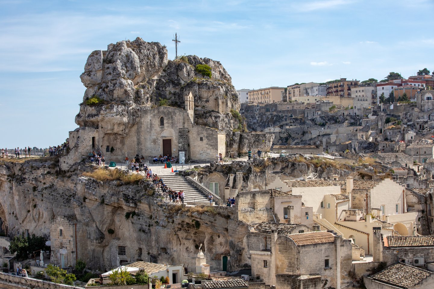 The impressive Church of Santa Maria di Idris in the Sassi di Matera