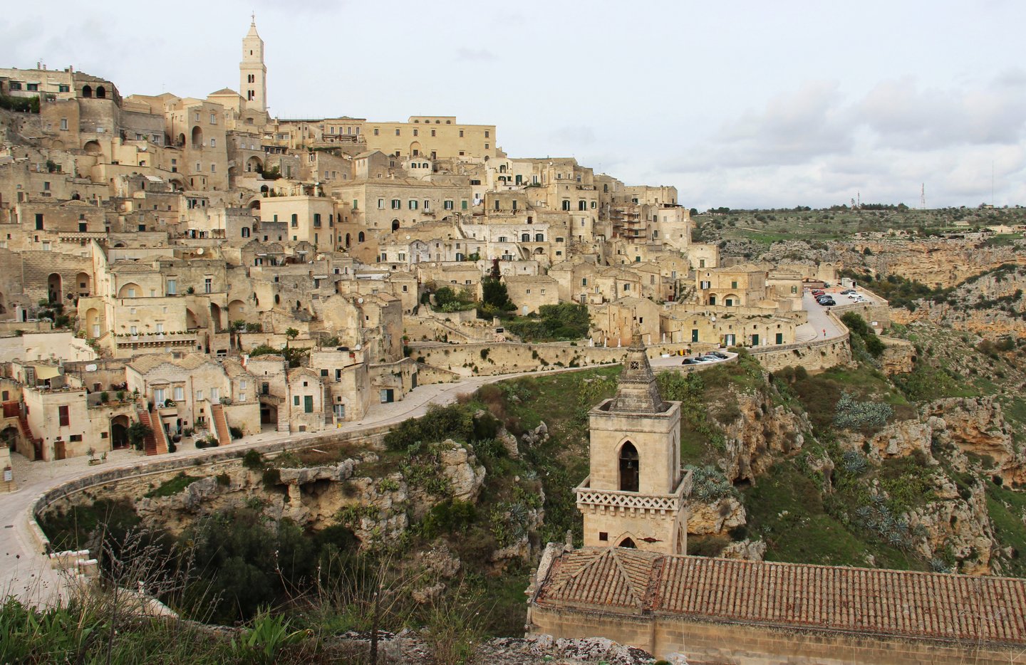 The troglodyte town of Matera in southern Italy