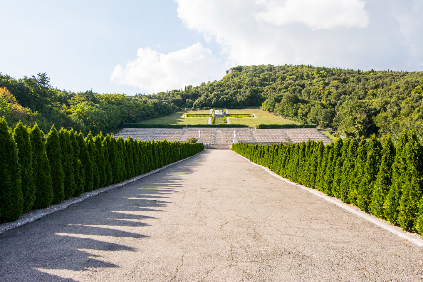 The Polish Cemetery at the Montecassino Abbey in Italy