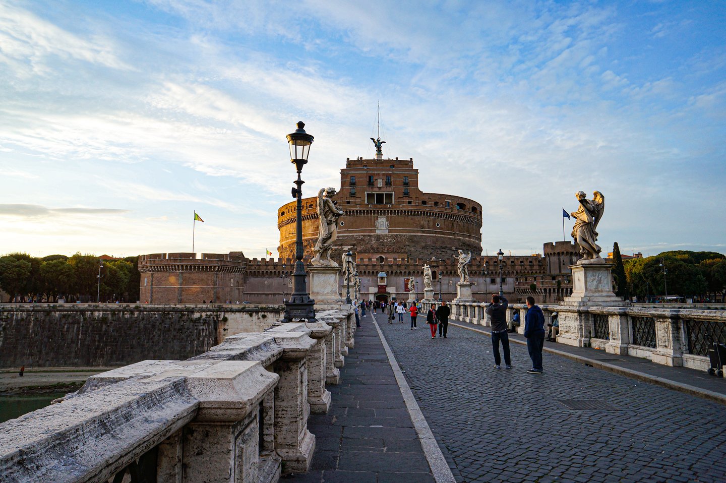 The entrance to the Castel Sant'Angelo in Rome, Italy