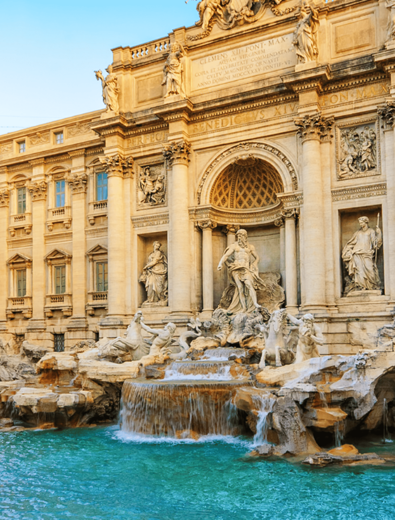 The Trevi Fountain in Rome