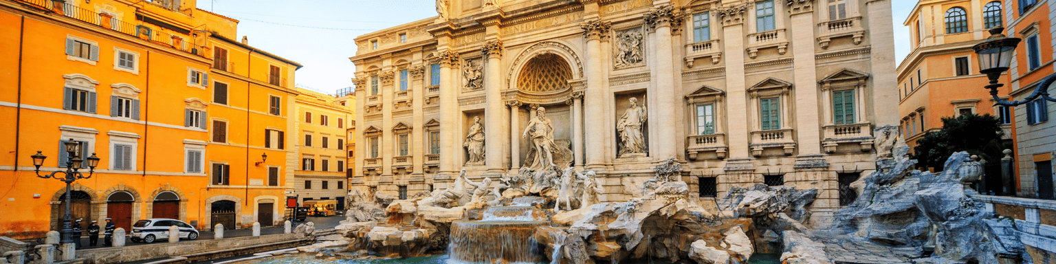 The Trevi Fountain in Rome