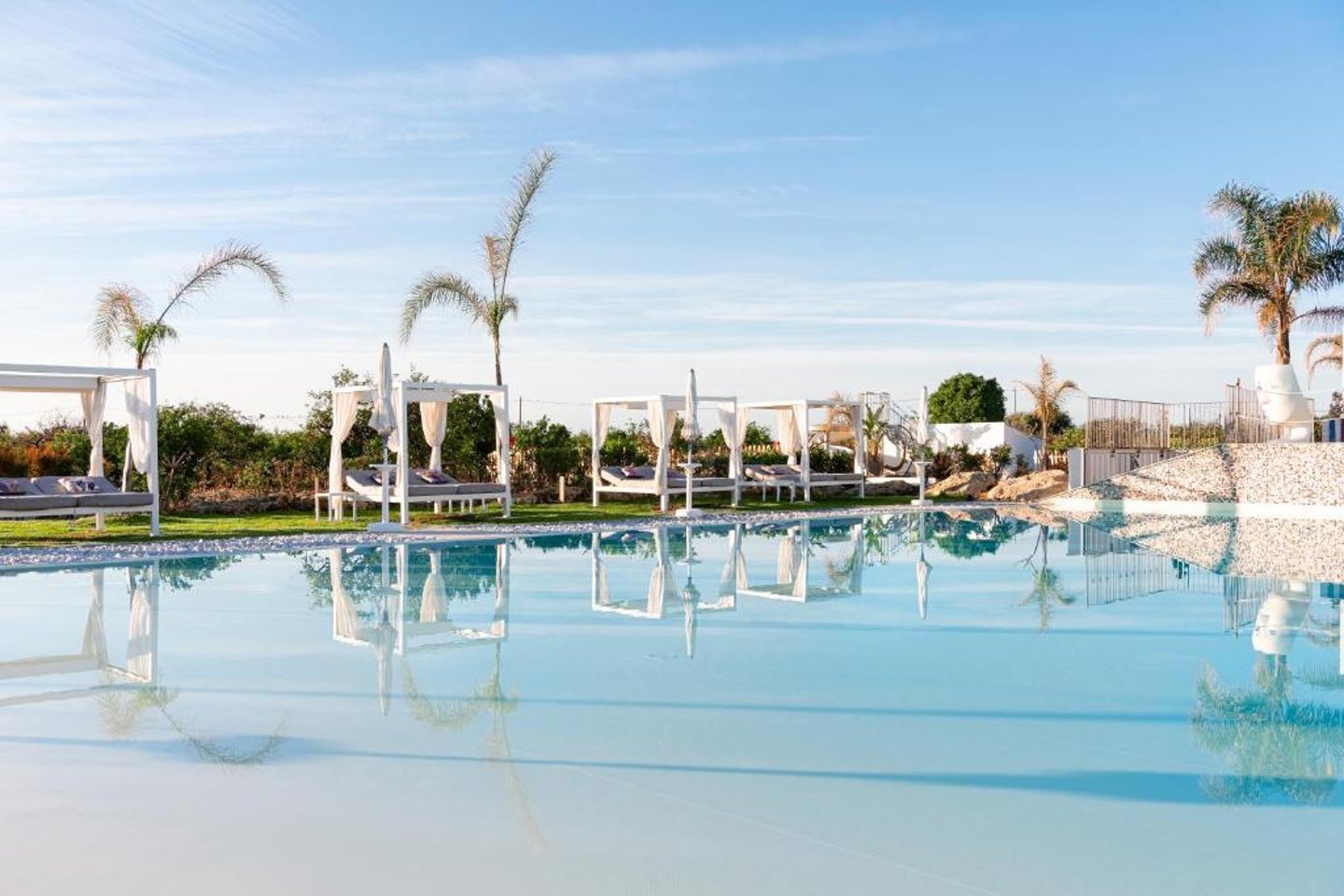 The pool at the Wellness Spa hotel in Syracuse, Sicily