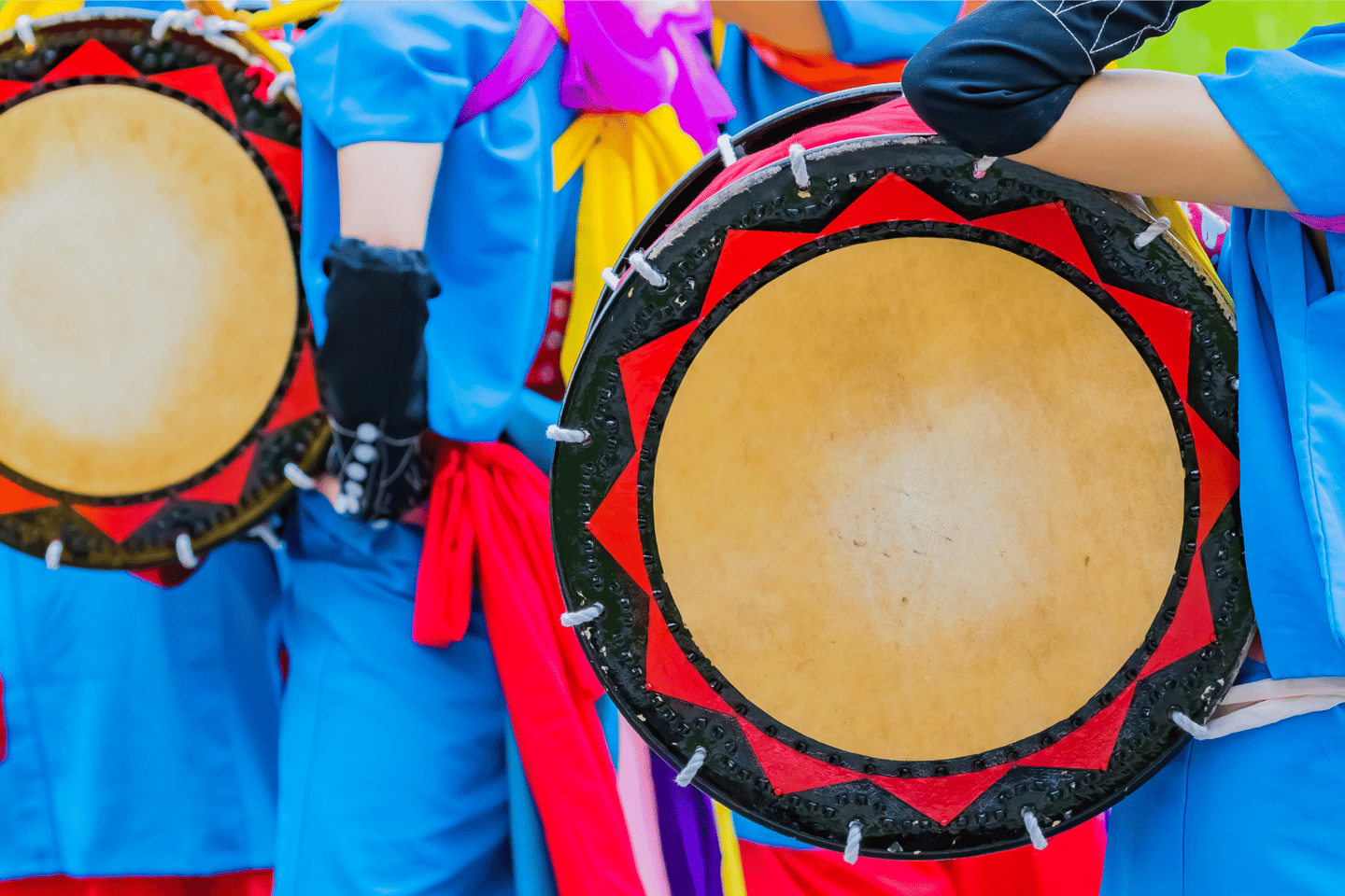 The Eisa (drum) festival in Okinawa, Japan