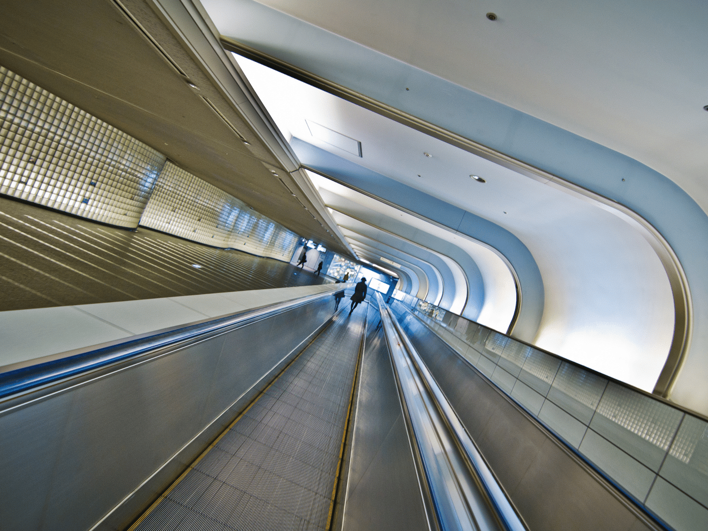 Artistic view of Osaka subway