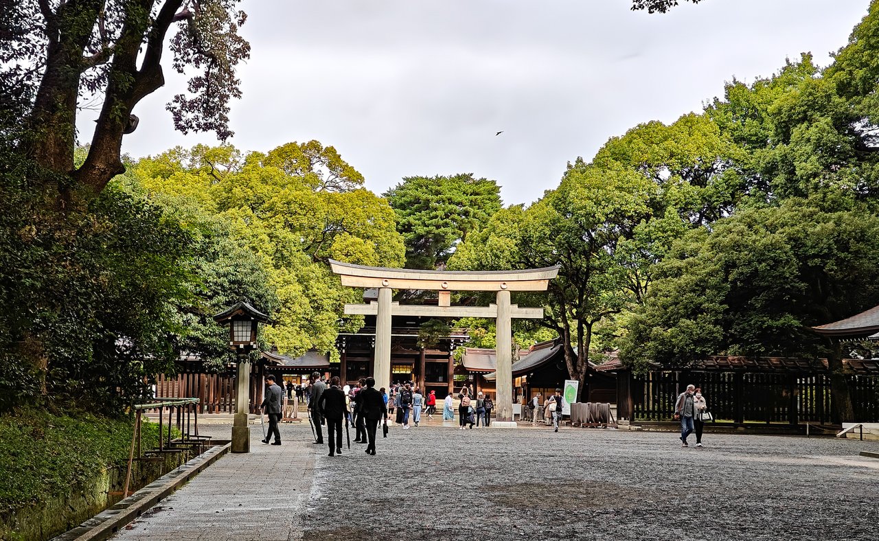 The main gate to Meiji Jingu in Tokyo, Japan