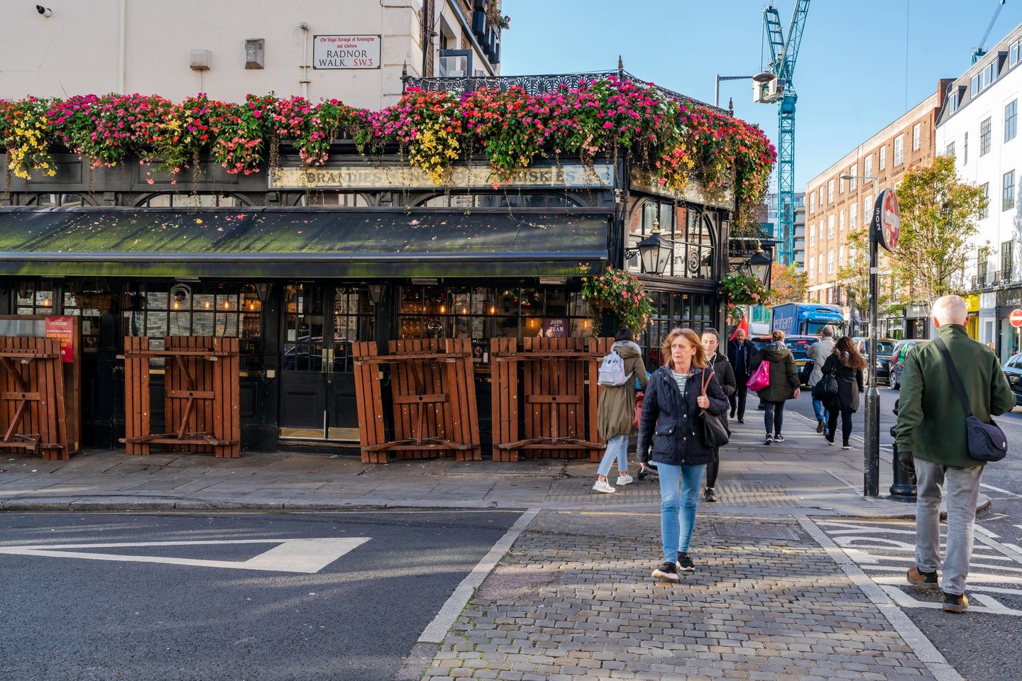 Kings Road, Chelsea, known for its boutiques and restaurants