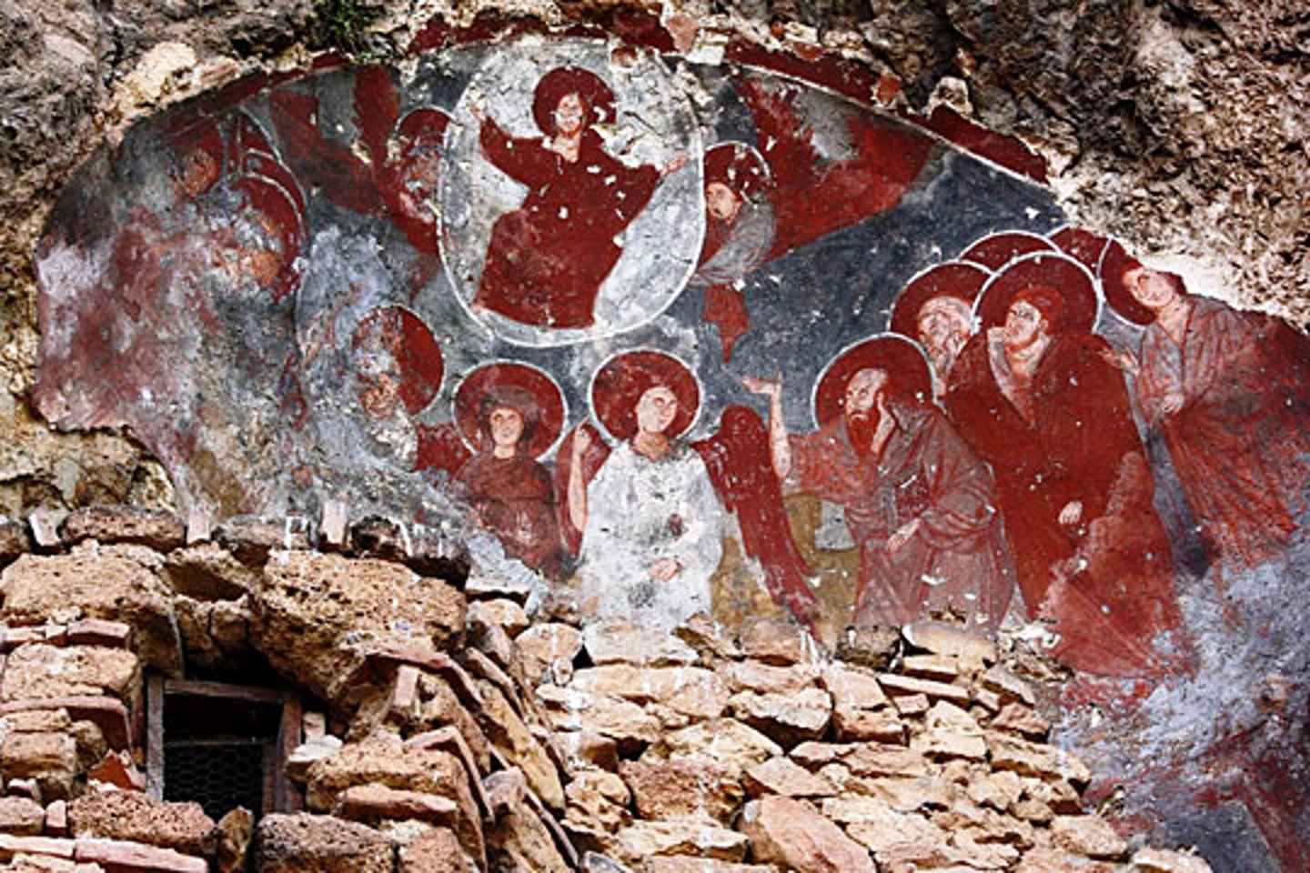 Church paintings in Radozhda, Macedonia