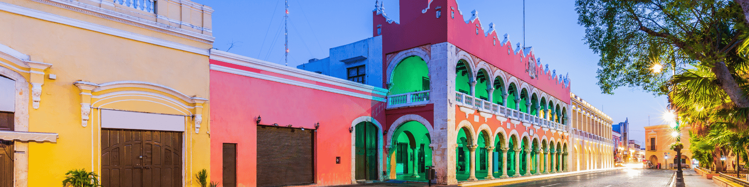 San Idefonso cathedral in the Old Town of Merida, Mexico