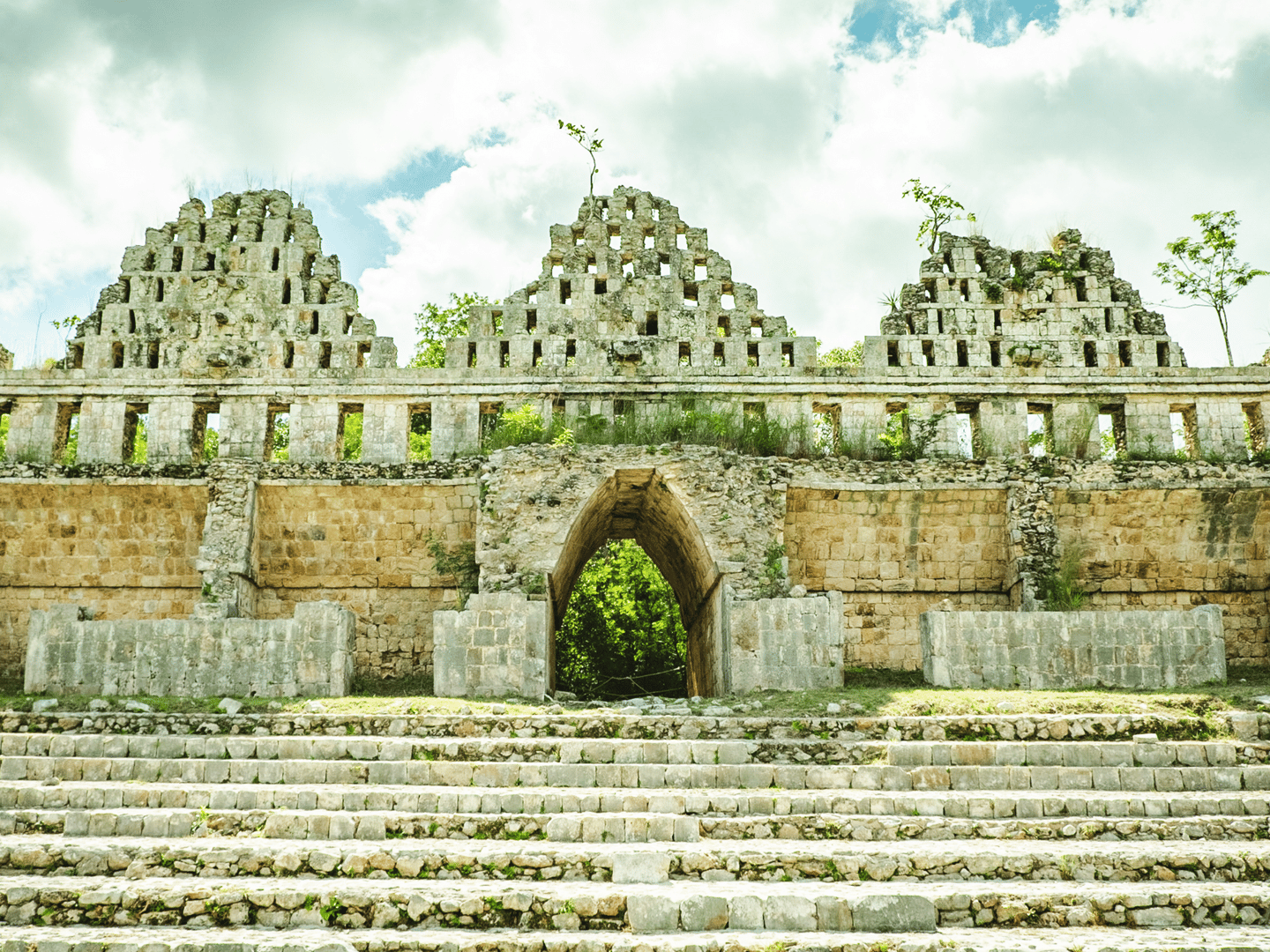 Maya ruins "Uxumal " in Merida, Mexico
