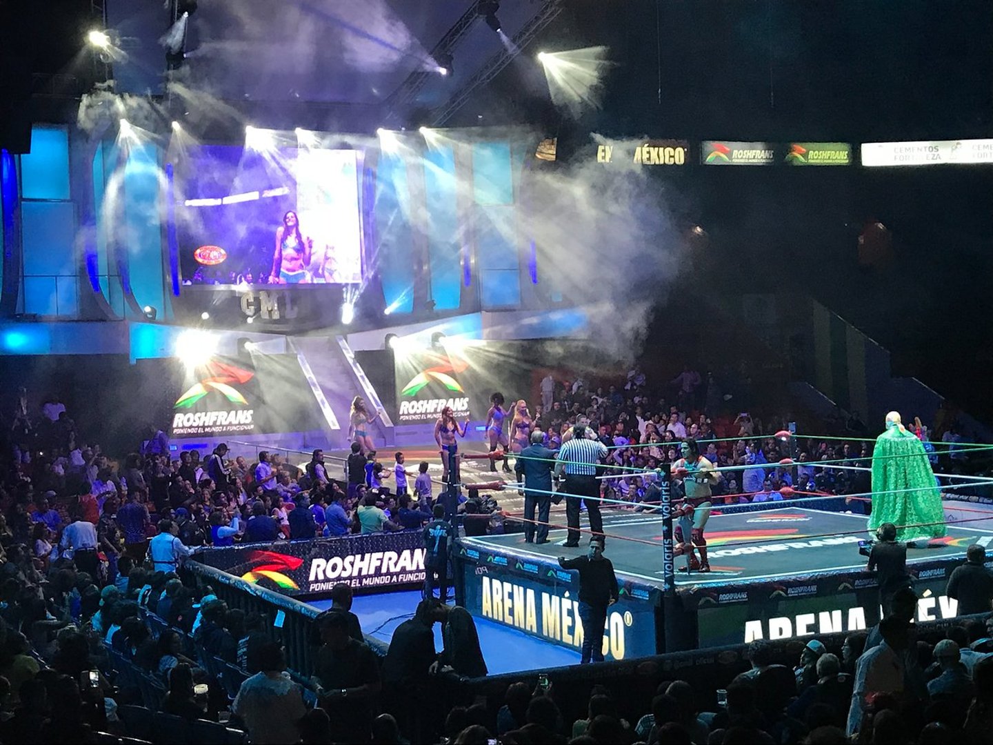 Lucha libre at the Mexico Arena