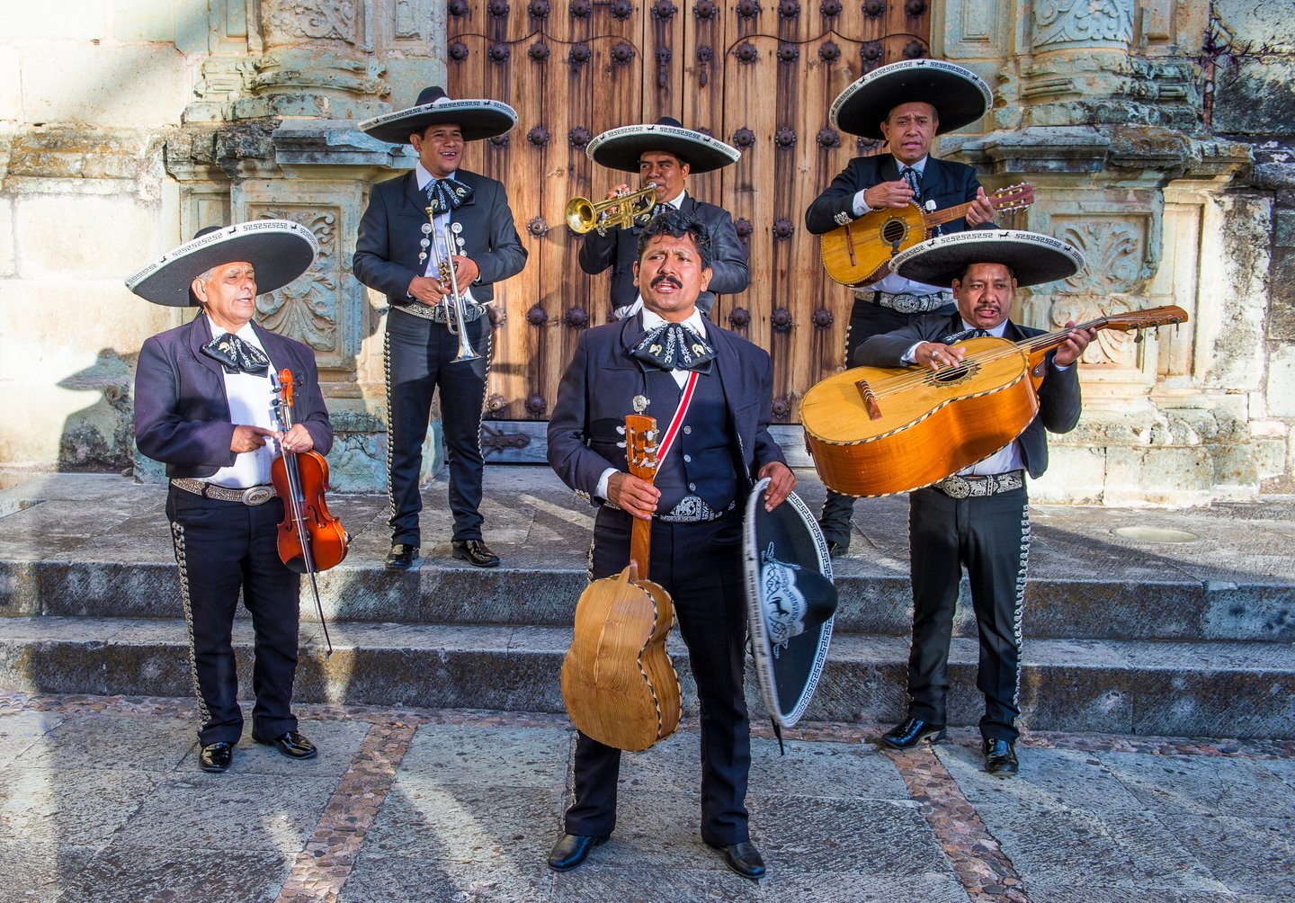 Musicians performing during Day of the Dead celebrations in Oaxaca