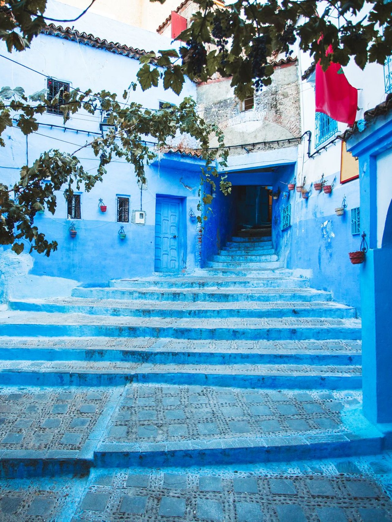 The blue city of Chefchaouen, Morocco