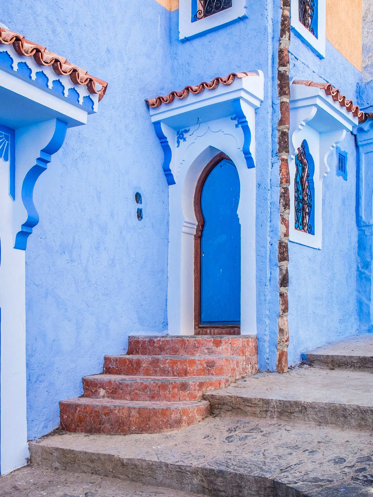 The beautiful blue medina of Chefchaouen in Morocco