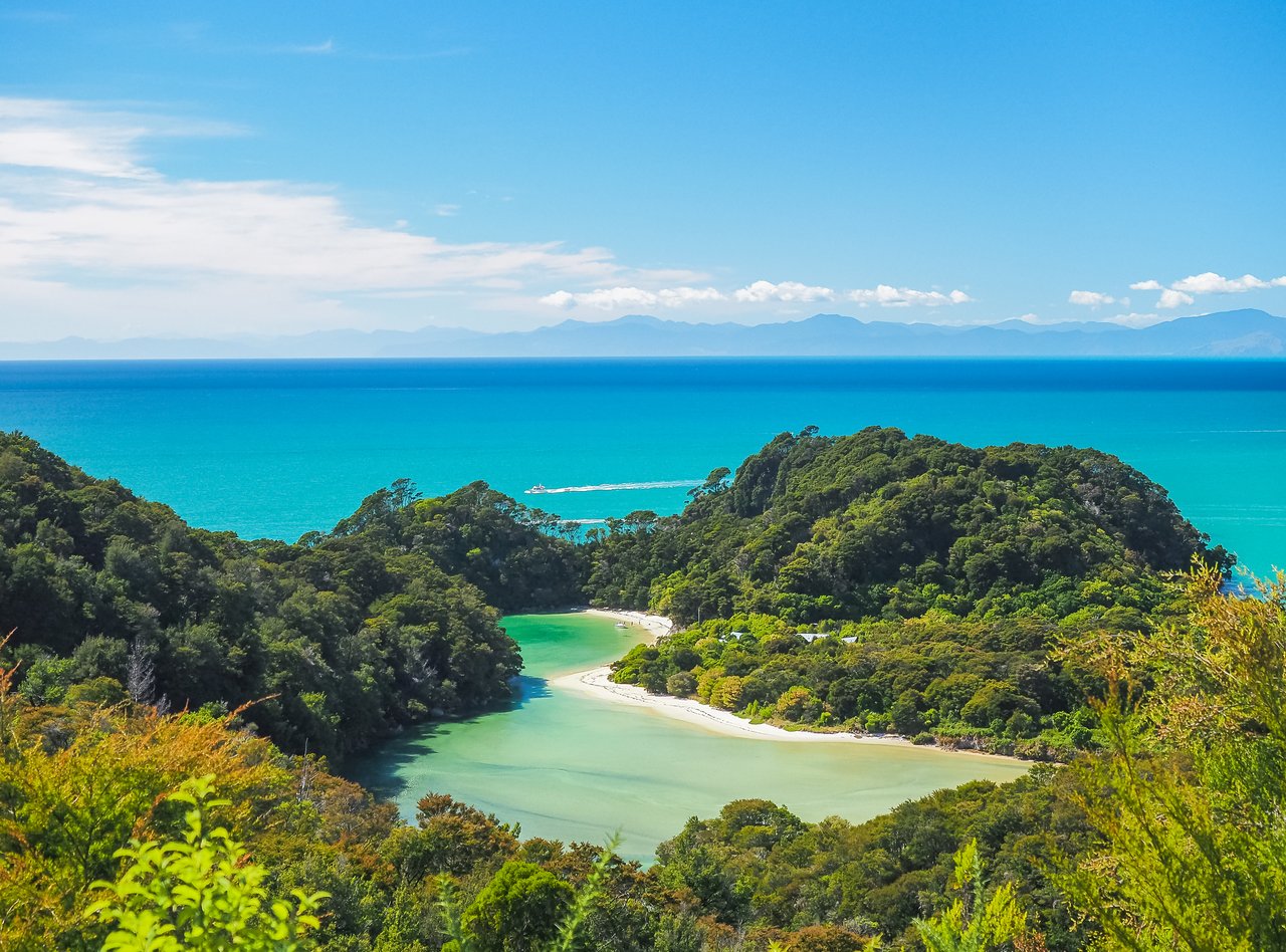 The estuary and white beaches of Abel Tasman National Park