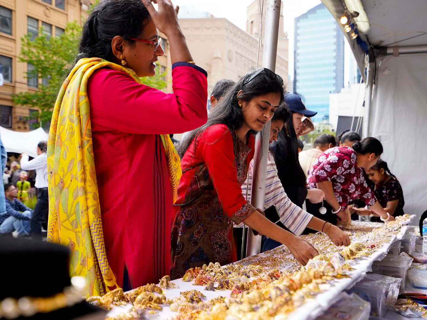 A food stall at Diwali Festival in Auckland