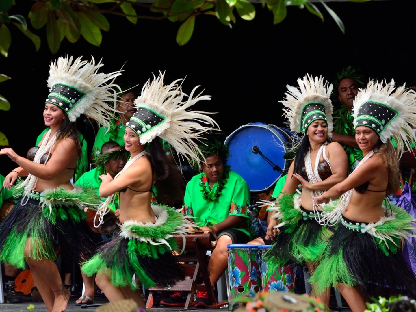 Performers at the Pasifika Festival.