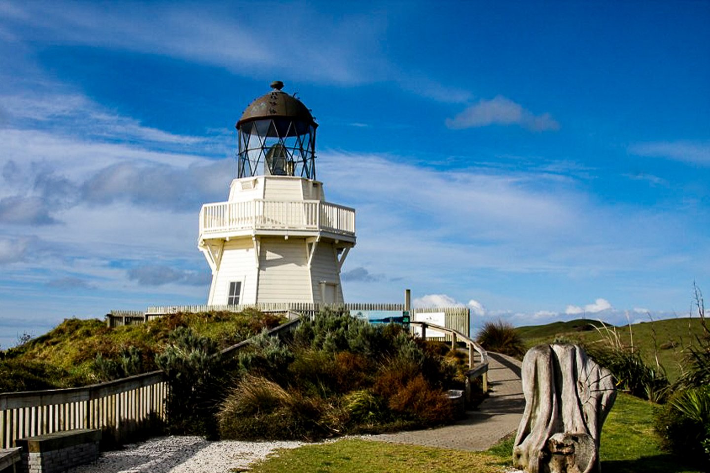 Manukau Heads Lighthouse in Awhitu Peninsula