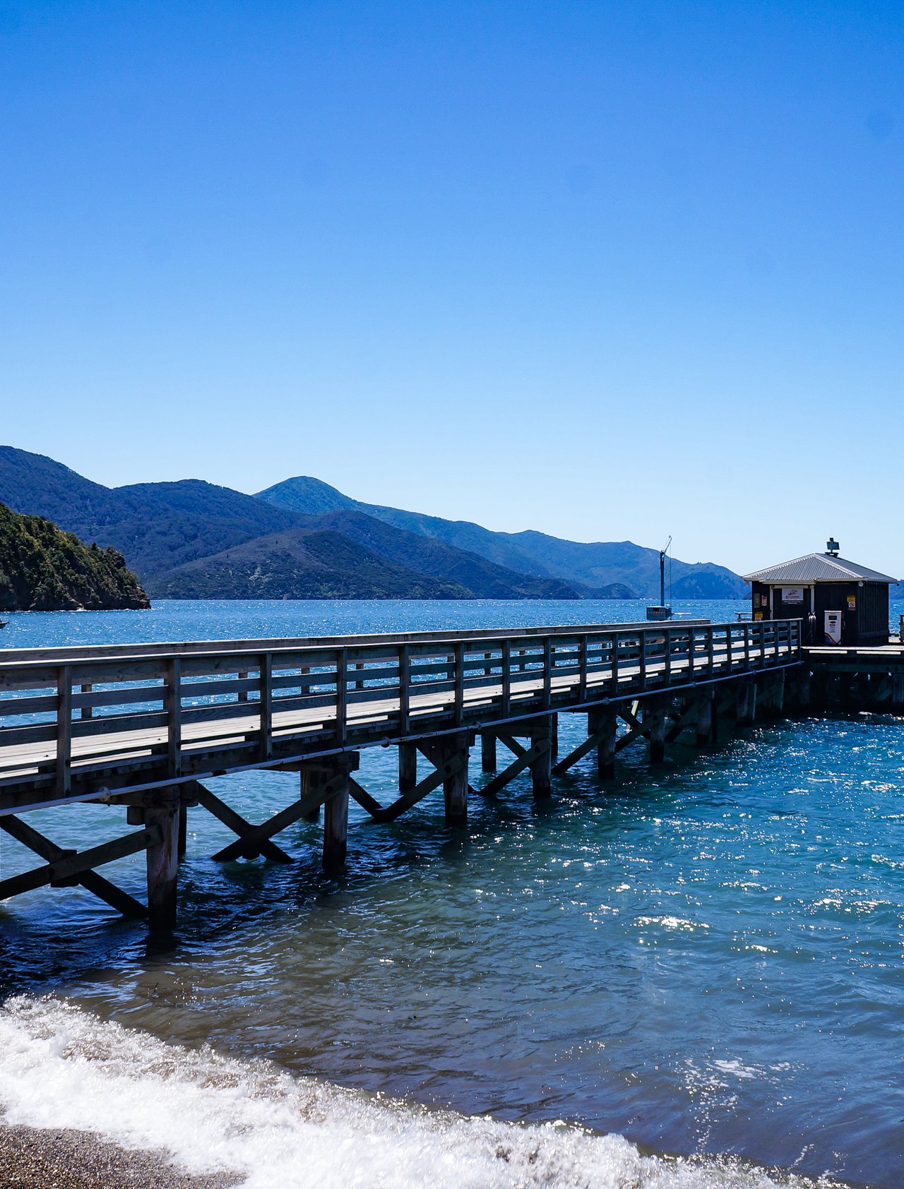The wharf at French Pass