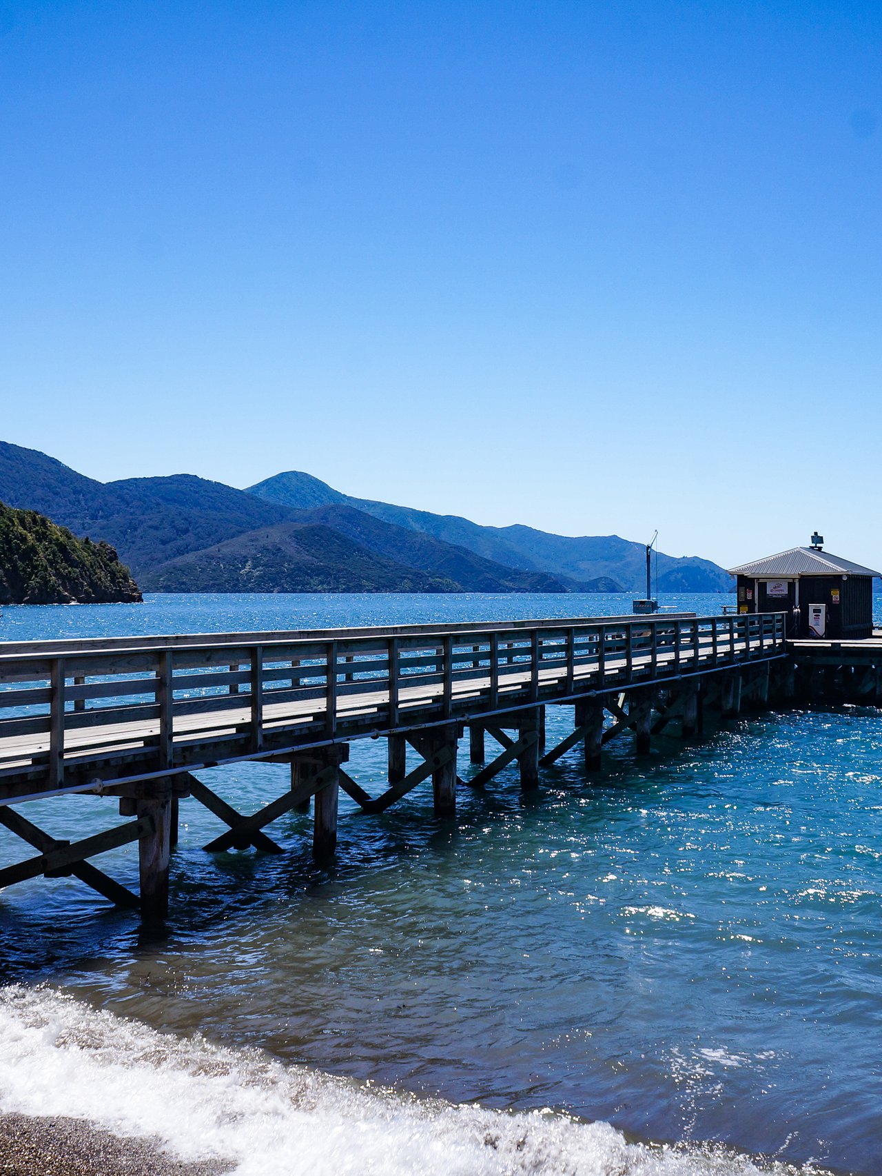 The wharf at French Pass