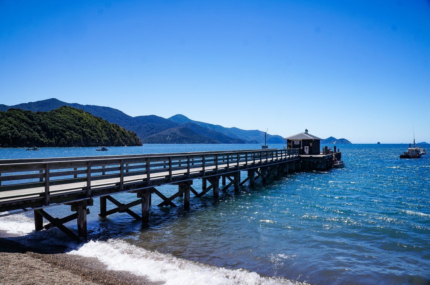 The wharf at French Pass