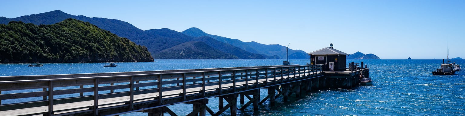 The wharf at French Pass