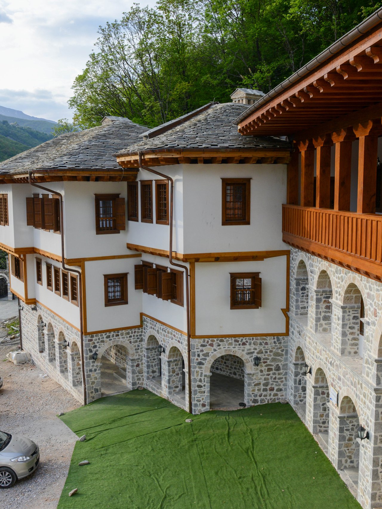 Guest Mansion, a hotel near Bigorski Monastery in North Macedonia.