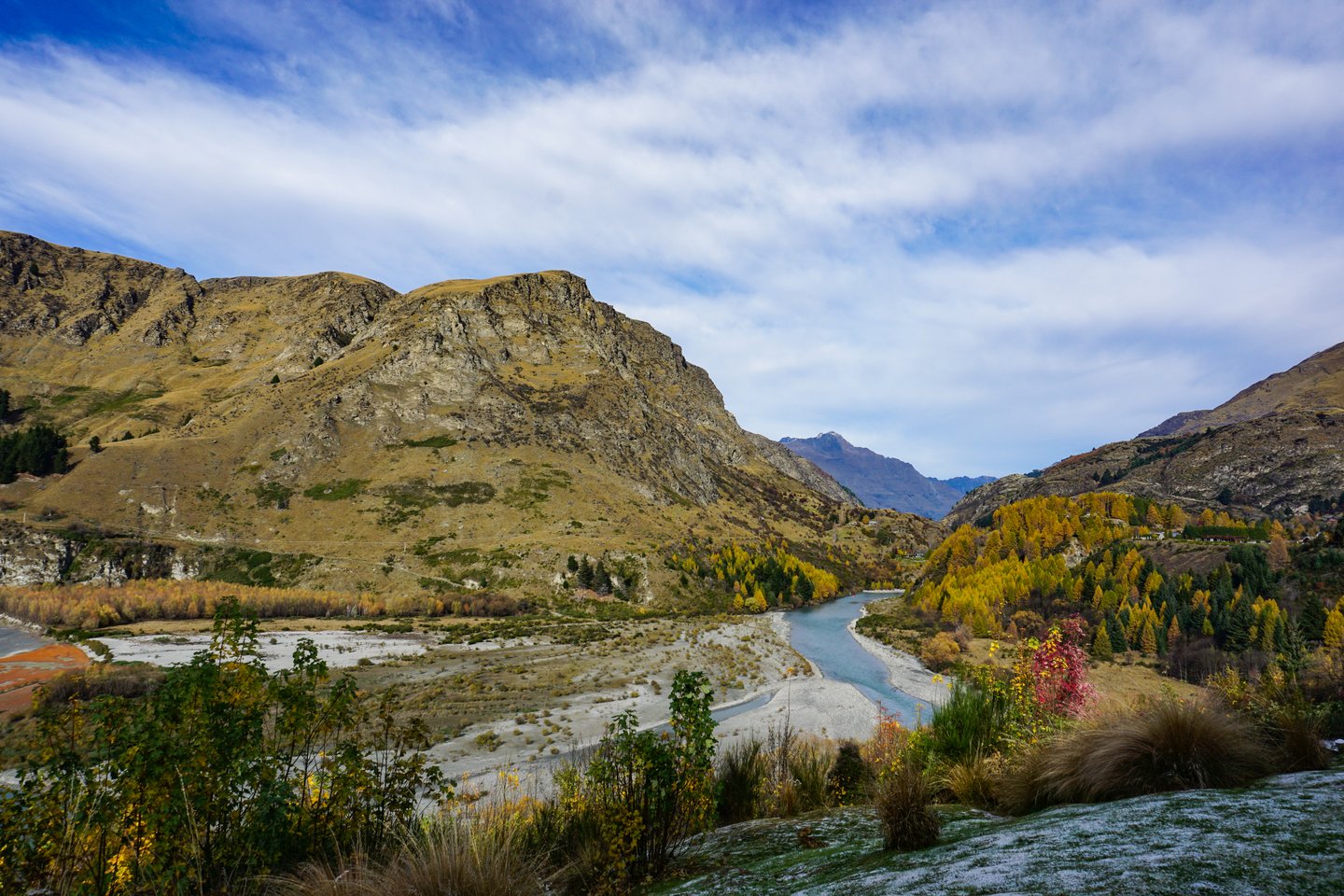 The view from Onsen Hot Pools in Arthurs Point