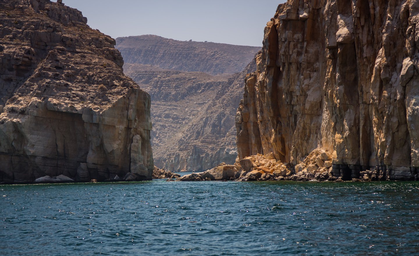 Beautiful coastal scenery near Khasab, in the Musandam Peninsula, Oman
