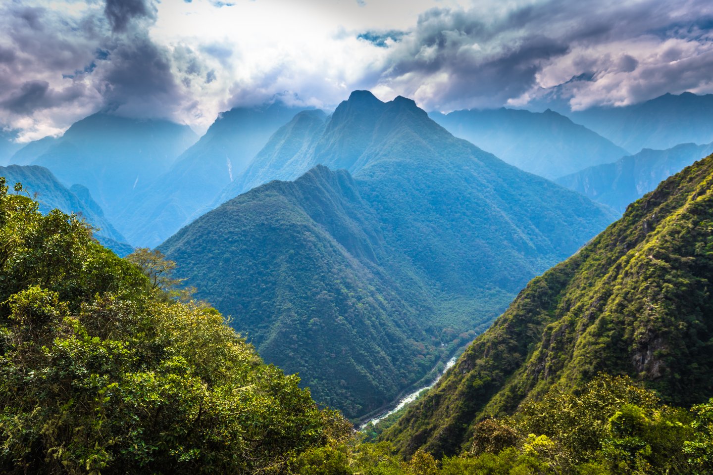 Mountain views on the Inca Trail