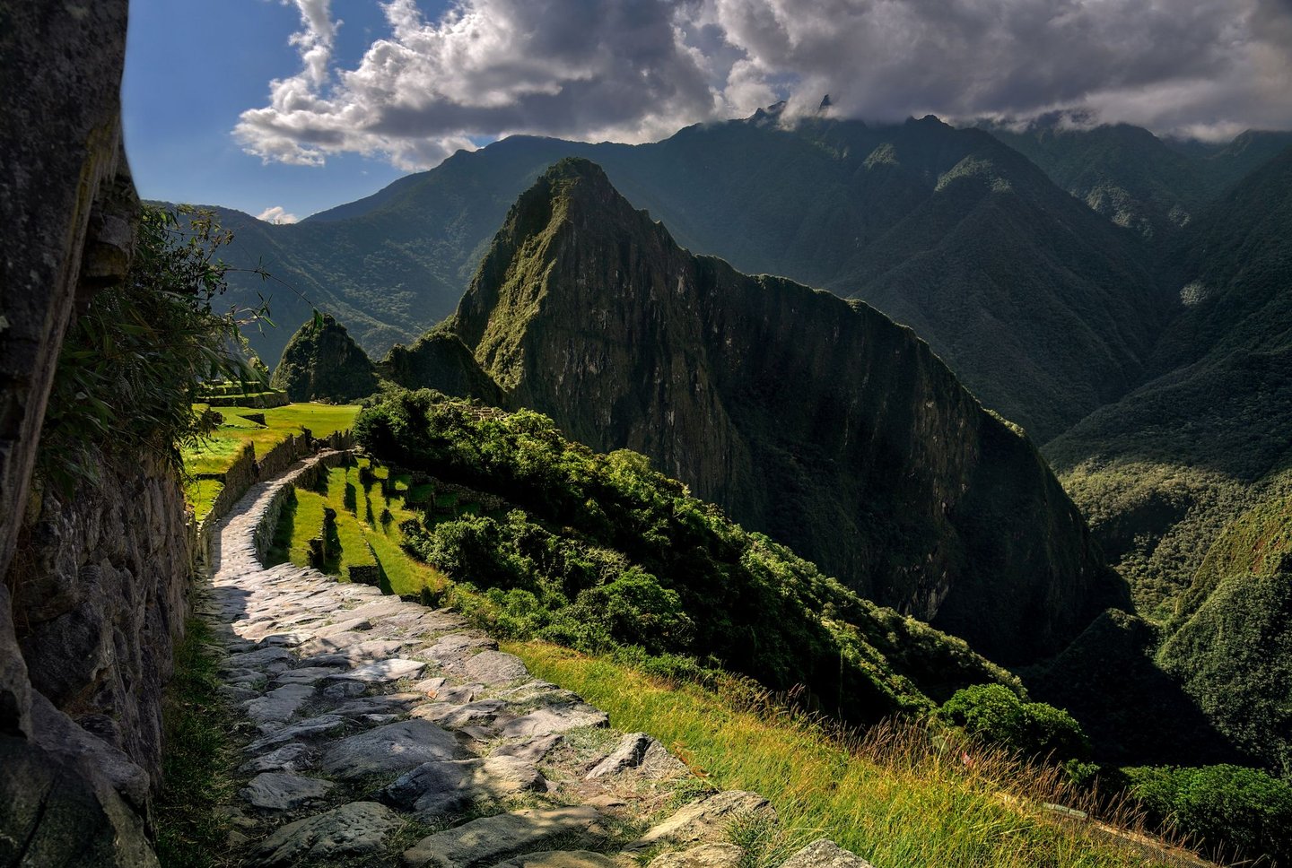The path to Machu Picchu