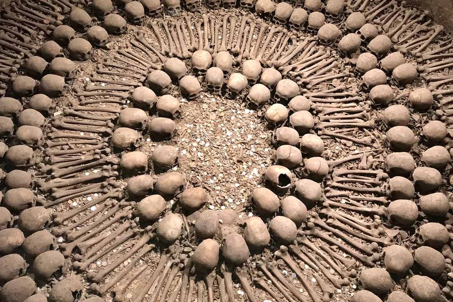 San Francisco catacombs in Lima, Peru