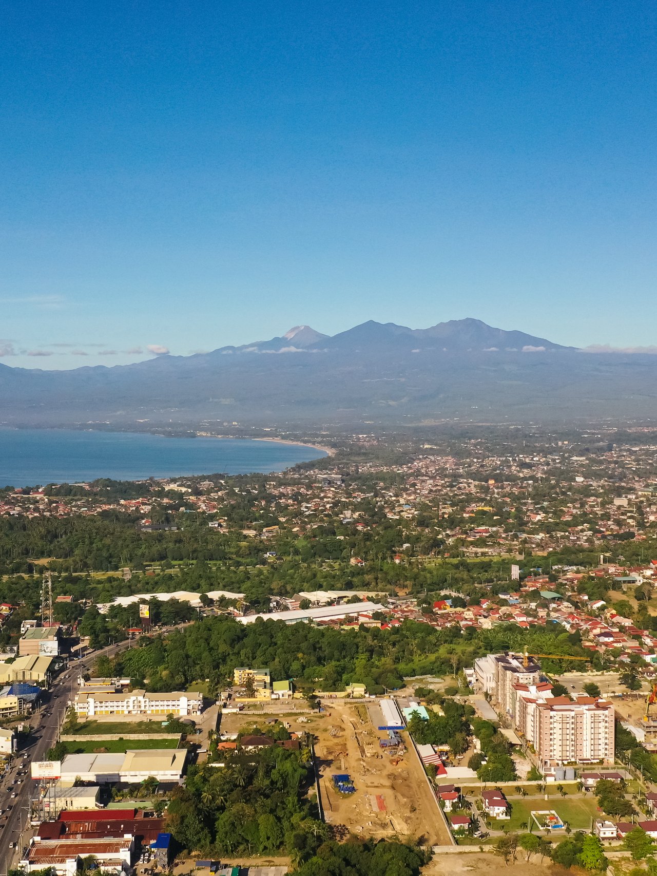 Aerial view of Davao City