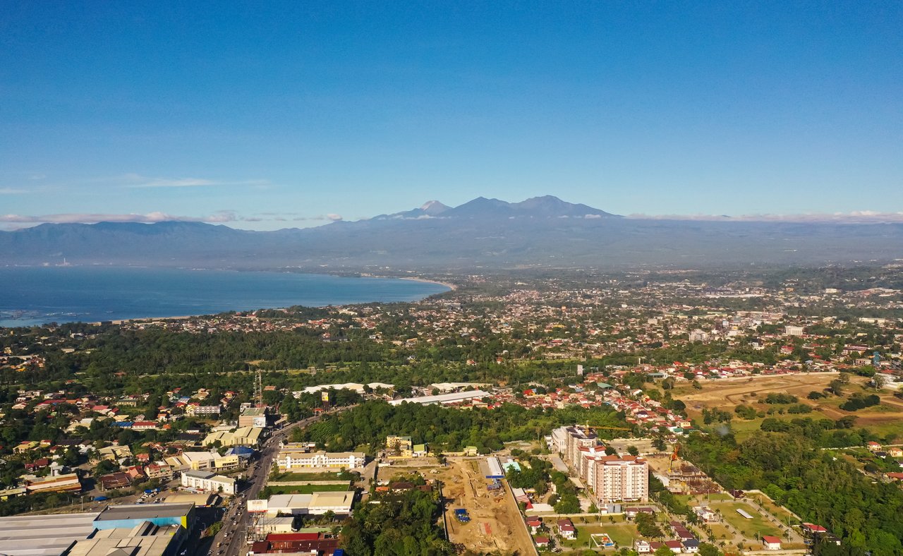 Aerial view of Davao City