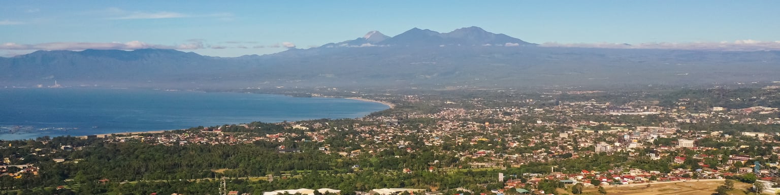 Aerial view of Davao City