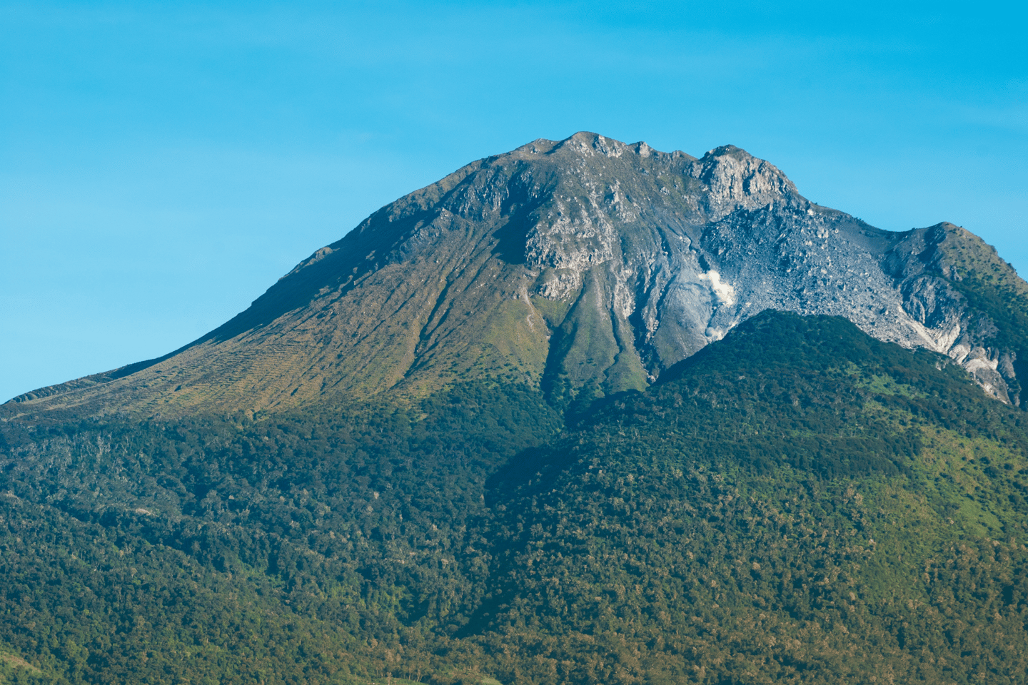 Mount Apo, the highest peak in the Philippines