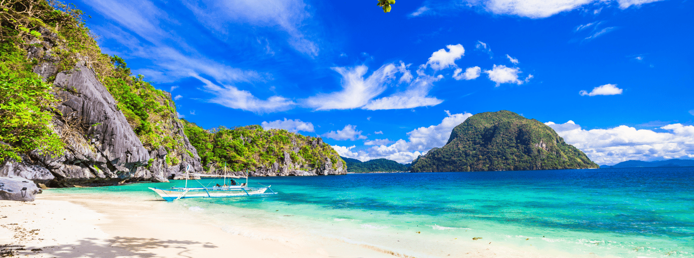 A beach in Palawan