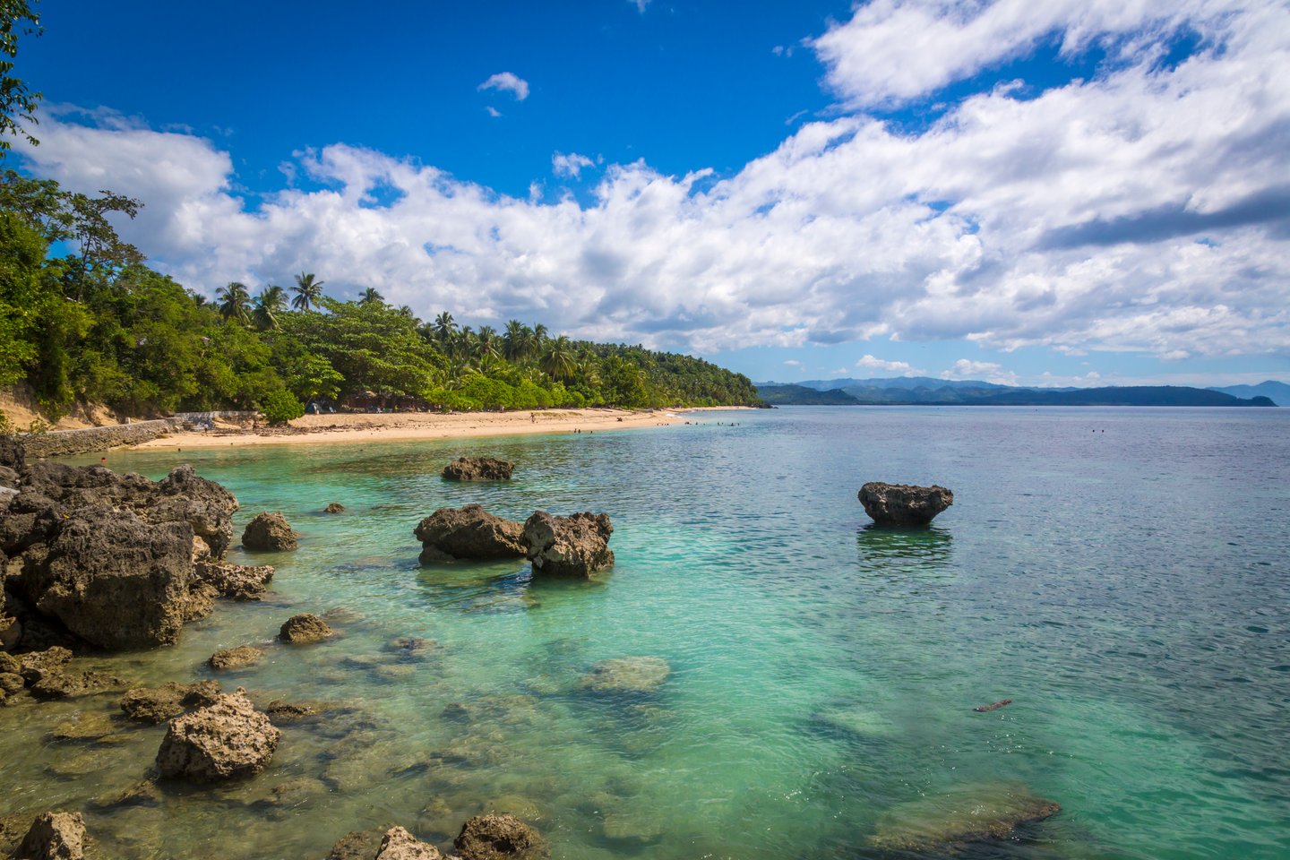 A rocky cove on Samal Island