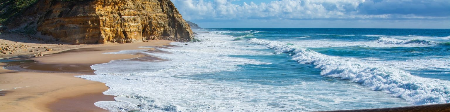 Stairs down to Sao Juliao Beach in Ericeira 